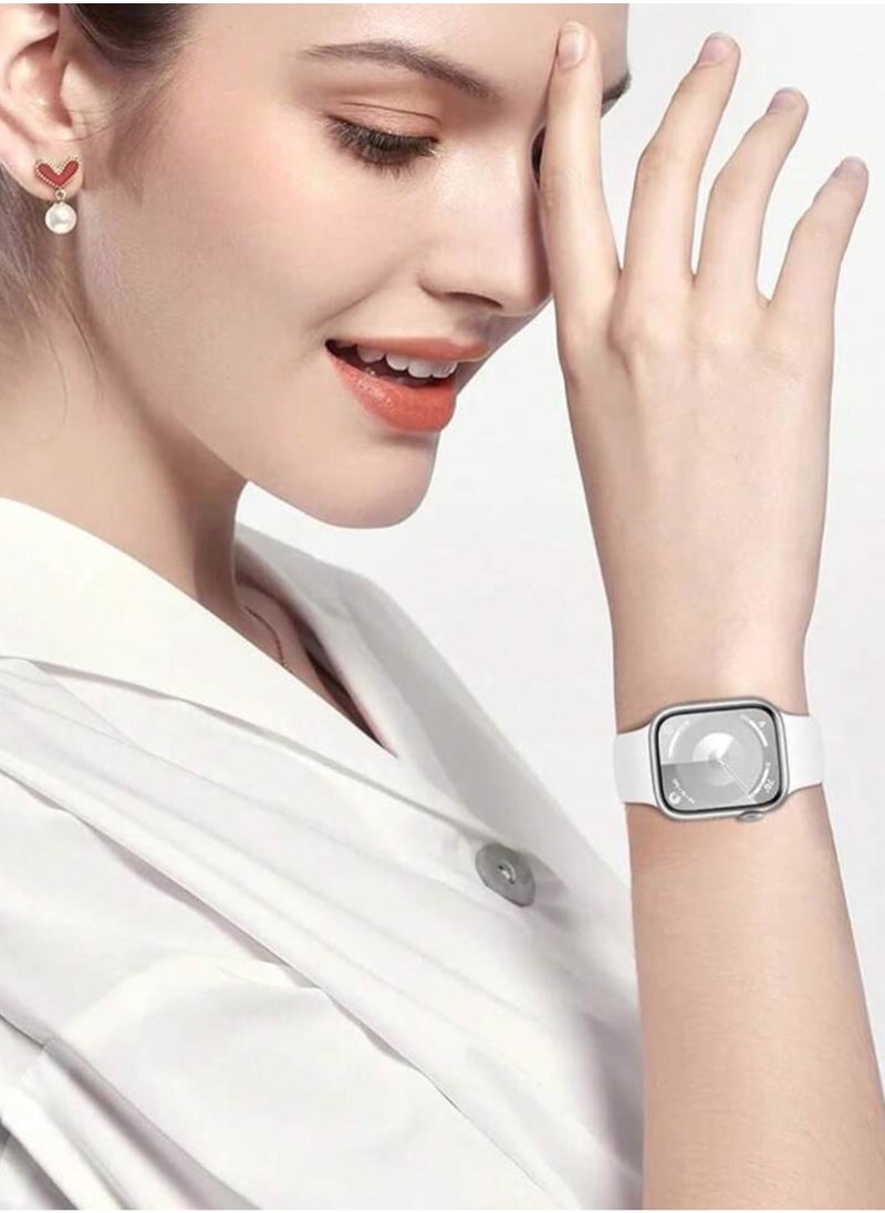 جريت تشويس حزام وسوار بديل لساعة آبل من السيلكون متوافق مع ساعات آبل 42mm/44mm/45mm/49mm  - Image 4