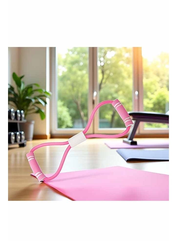 2PCS Resistance Band, Adjustable Figure 8 Exercise Band for arms Chest Expander Lightweight Portable for Home Gym Office Travel Fitness Enthusiasts - Image 5