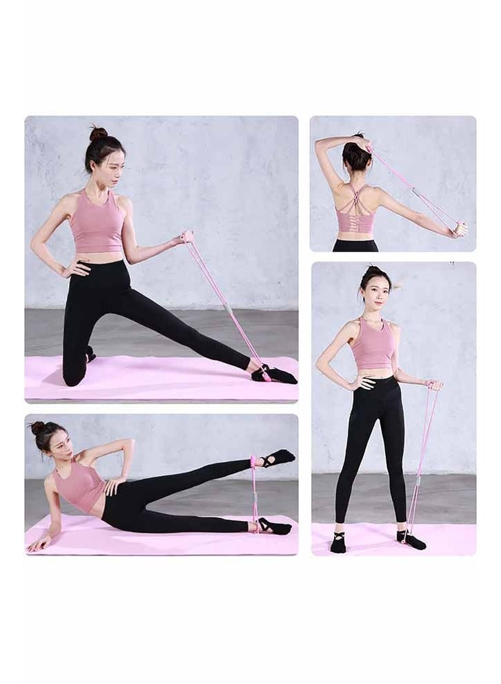 2PCS Resistance Band, Adjustable Figure 8 Exercise Band for arms Chest Expander Lightweight Portable for Home Gym Office Travel Fitness Enthusiasts - Image 2
