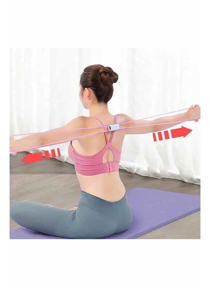 2PCS Resistance Band, Adjustable Figure 8 Exercise Band for arms Chest Expander Lightweight Portable for Home Gym Office Travel Fitness Enthusiasts - Image 3