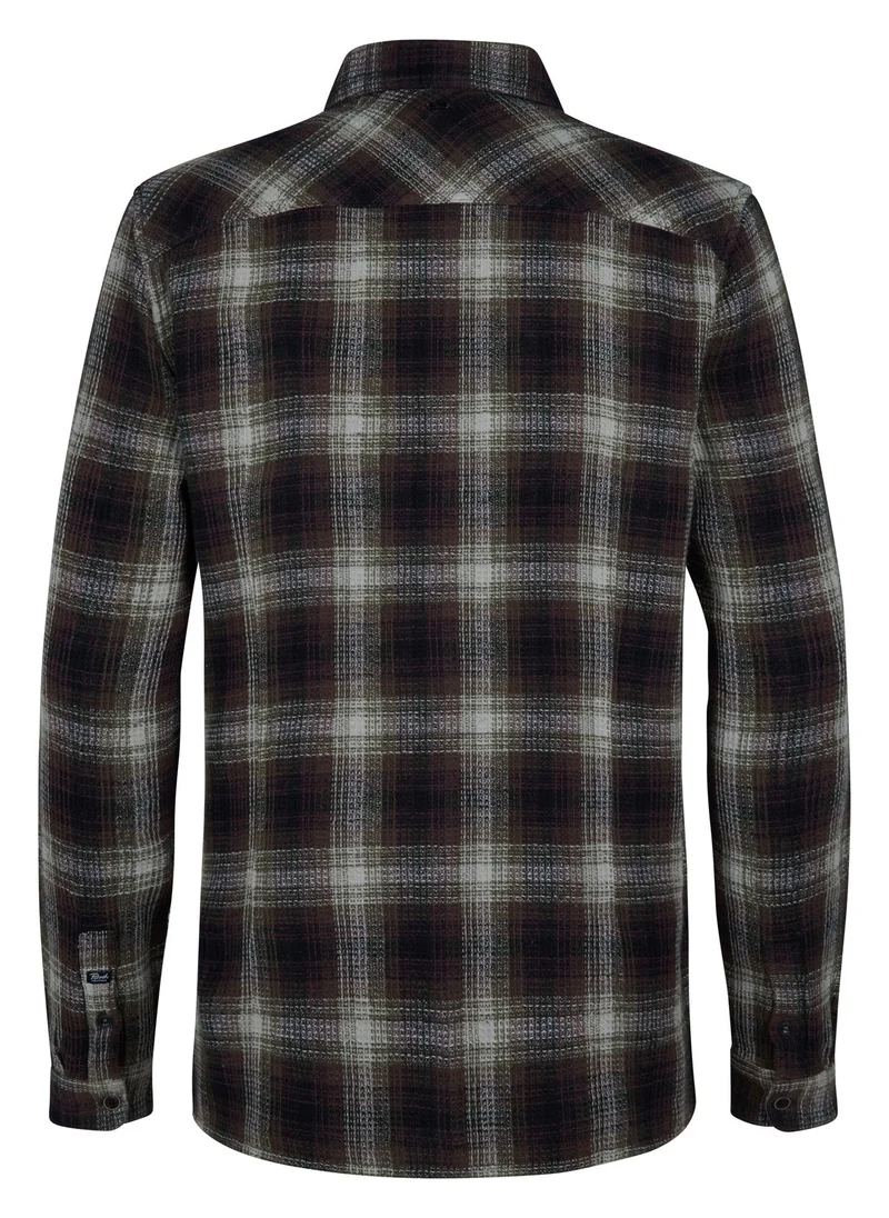 Petrol Industries Men Shirt Long Sleeve Check