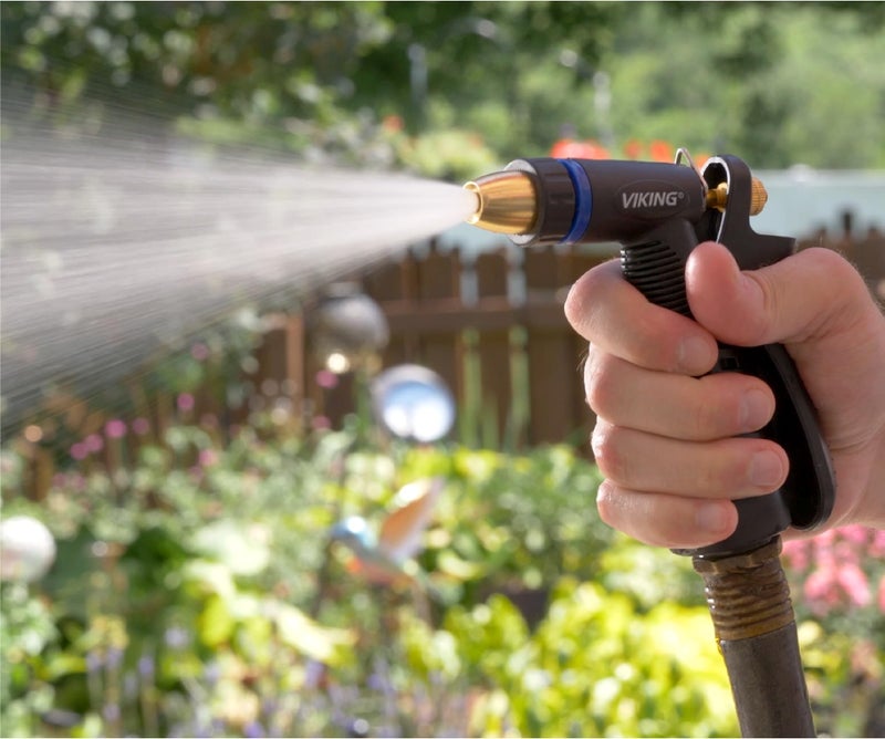 VIKING Hose Nozzle, Garden Hose Nozzle, Adjustable and Heavy Duty for Washing Car, Watering Plants, Washing Pets, and Home Use - Image 5