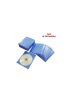 Chensin 100-Piece CD/DVD Pouches Blue  - Image 2