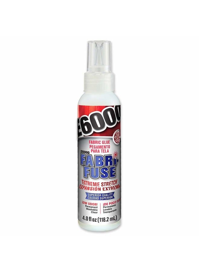 E6000 565004 Fabri-Fuse Adhesive - 4 fl oz Shelf Bottle - Image 1