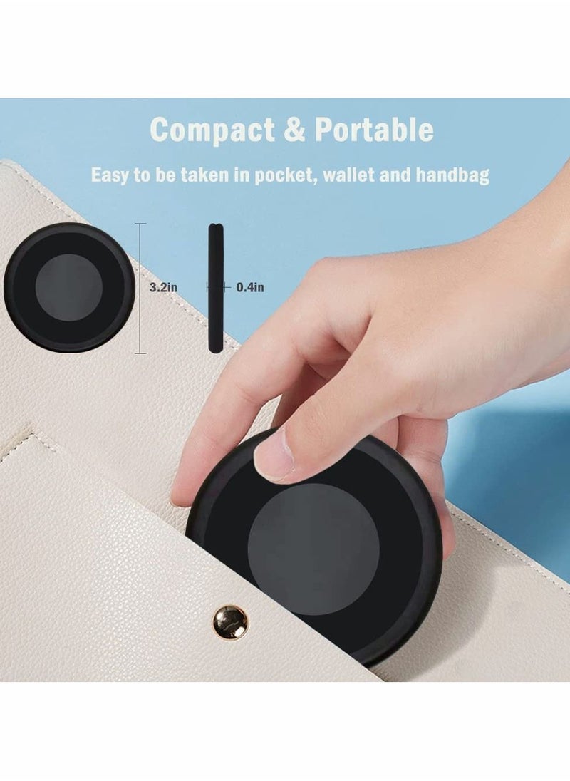 Y&D - USB Cable Conversion Storage Box,Multi-type Charging Converter, Micro DataTransfer Tool Contains SIM Card Slot Tray Eject Pin,also used as a Phone Holder (Black) - Image 1