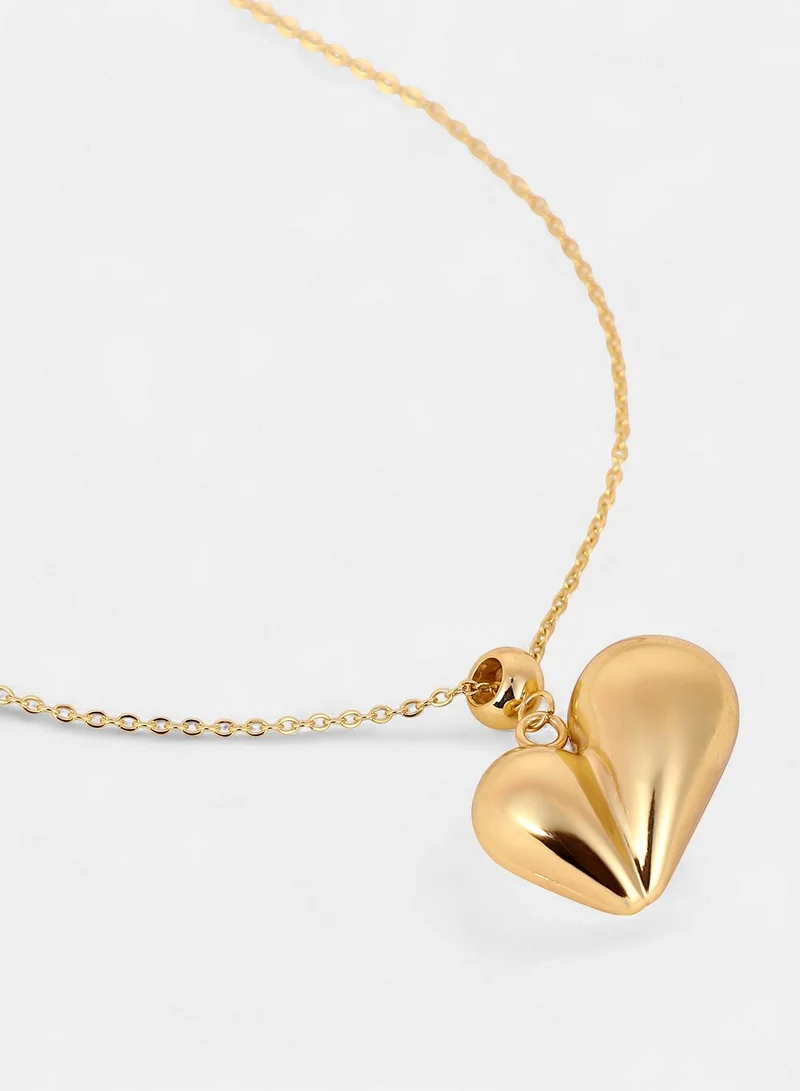 SOHI Chonky-Coeur Artificial Pendant necklace Jewellery