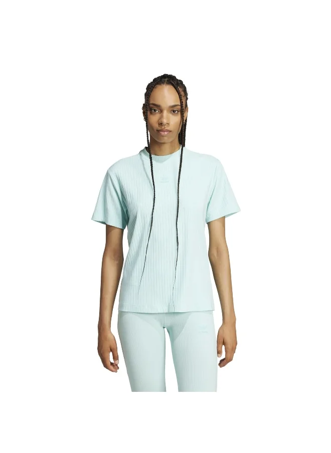 اديداس اوريجينالز adidas ESS WR TEE Blue Originals Women T-SHIRTS