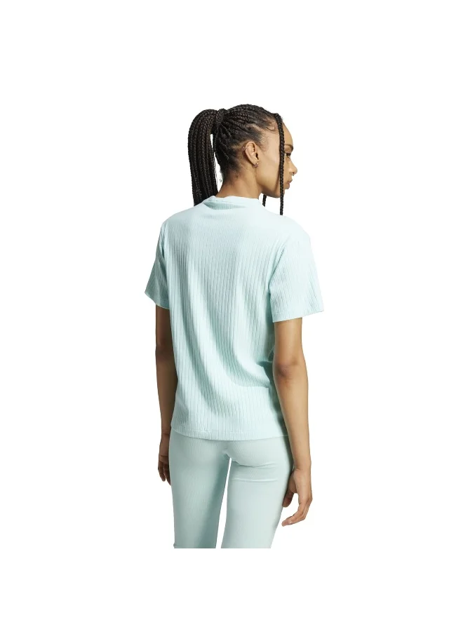 اديداس اوريجينالز adidas ESS WR TEE Blue Originals Women T-SHIRTS