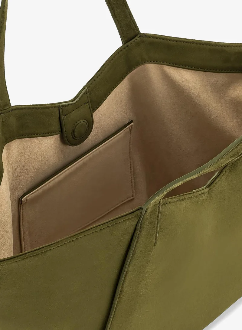 Jw Pei Dark olive Kiana Large Tote Bag for Women | Best Price UAE