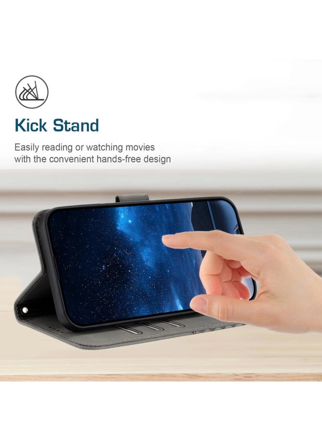 For Iphone16Pro Flip Anti-drop Protective Case For Apple Walle Multi Card Bag Phone Case Wholesale-Color:Brown-Applicable Model:For Iphone 16 Pro (default OPP Bag Packaging)