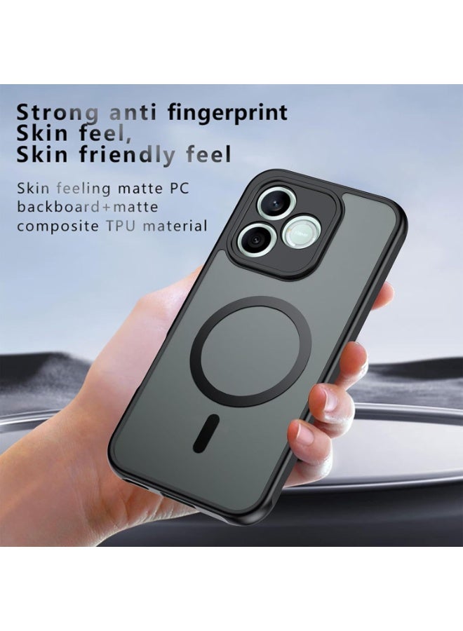 Wechdo for Honor 600 Lite Case, [Magnet Fit] Shockproof Phone Cover with Slim Frosted Translucent Soft-Touch Design, Precision Camera Cutout, Anti-Slip Protective Case for Honor 600 Lite - Image 2