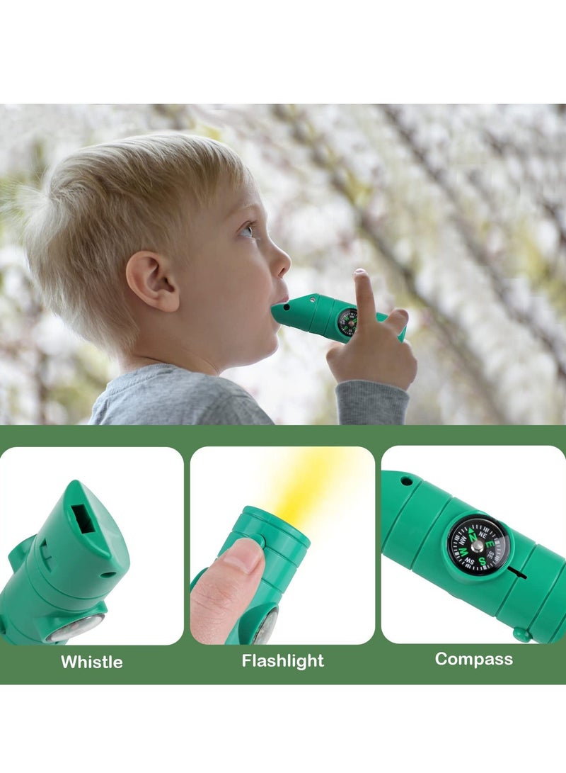 XiuWoo Bug Catcher Kit for Kids, Toddler Outdoor Toys, Child Outside Explorer with Collector, Whistle, Compass, Magnifying Glass, Catching Toy Boys Children Age 3 4 5 6 7 8 - Image 5