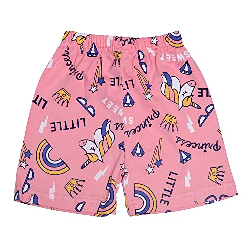 T2F Girls Cotton Printed Shorts(Pack of 5), Assorted, 13-14 Years - Image 2