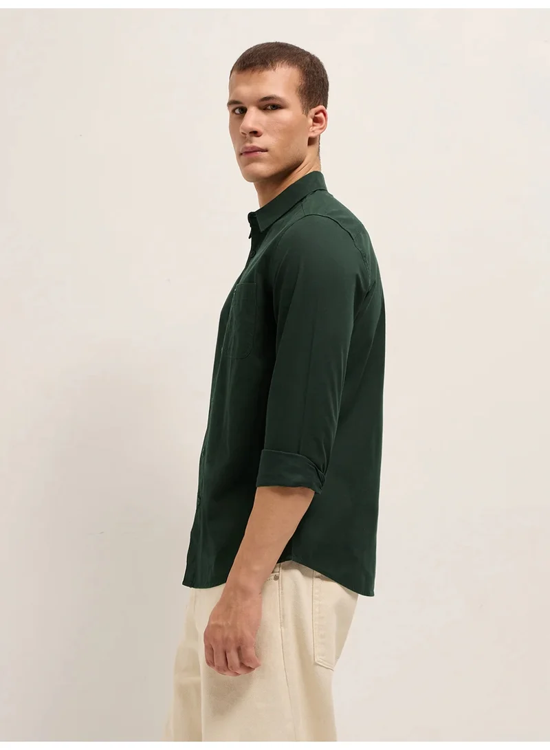 ذا بير هاوس Men’s Long Sleeve Shirt – Classic, Comfortable and Stylish Essential for Work, Travel or Casual Outings