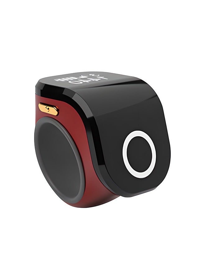 Rechargeable Zikr Ring, Waterproof Tasbih Counter with Vibration Reminder, Suitable for Prayer, Meditation - Image 1