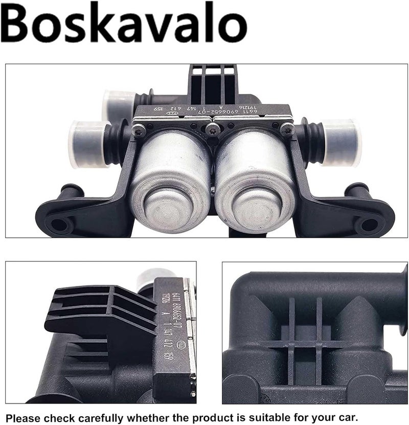 Boskavalo صمام تحكم سخان بوسكافالو 64116906652 لبي إم دبليو E60 E63 E64 E65 M5 525i 528i 535i 545i 745i 750i - Image 5