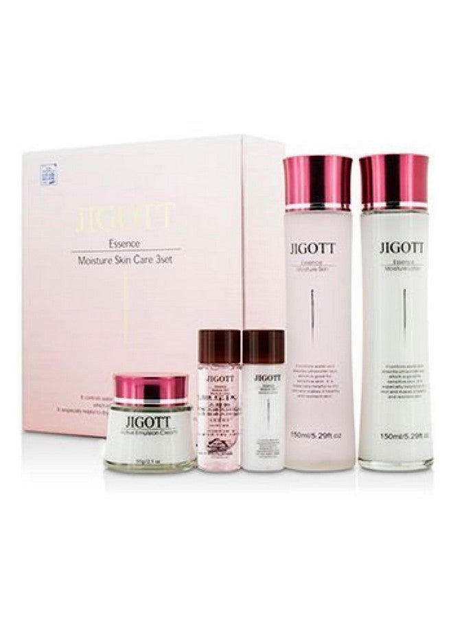 jigott Korean Cosmetics_Jigott Essence Moisture Skin Care 3Pc Set - Image 2