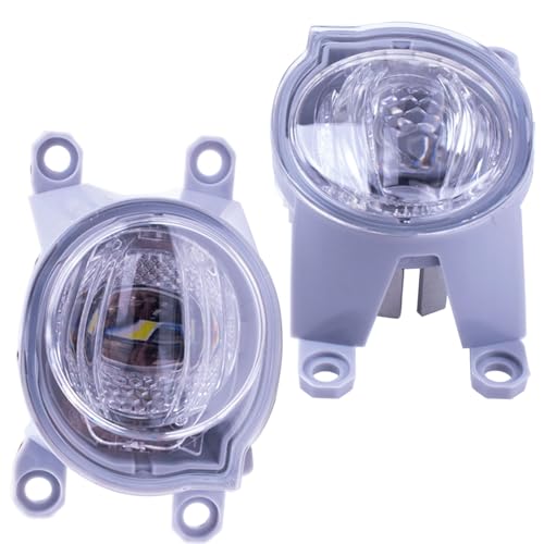 Tiny Force Pair Of LED Fog Lights Lamps Compatible Compatible with Toyota RAV4 2019-2024 With Cover + Switch + Wiring + Bracket Kit ‎Replaces TO1038223 TO1039223 TO1038225 TO1039225 TO2593142 TO2592142 - Image 2