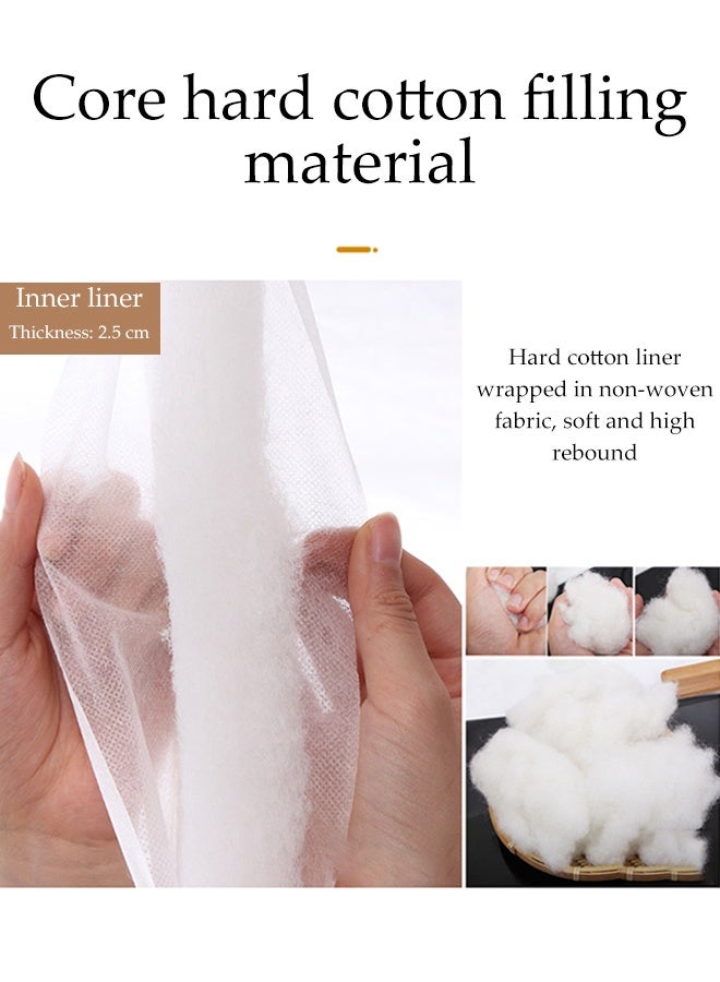 DUNISO حاجز سرير الأطفال، بطانة سرير قابلة للتنفس، وسادة سرير مستطيلة مضادة للاصطدام، يمكن تجميعها وثنيها، قابلة للإزالة، مناسبة لجميع الفصول، مناسبة للأولاد والبنات، 180*28 سم - Image 4