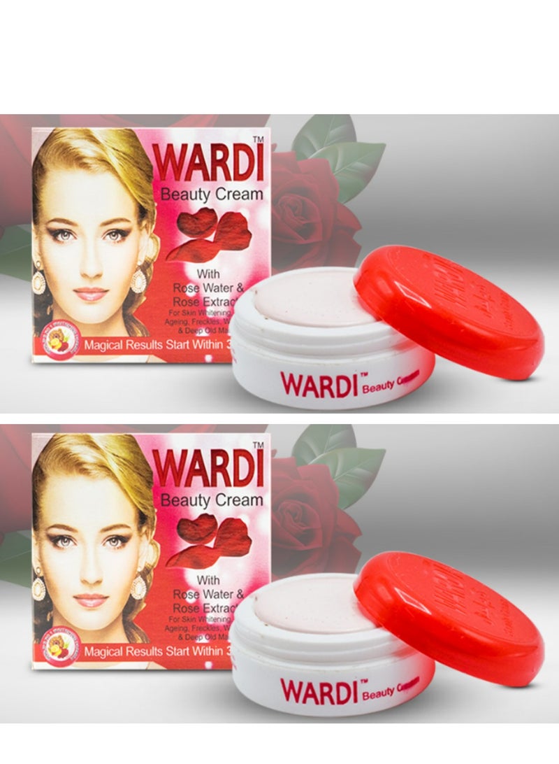 Wardi Beauty Cream With Rose Water And Rose Extracts Magical Results Start Wihin 3 Days - Image 1