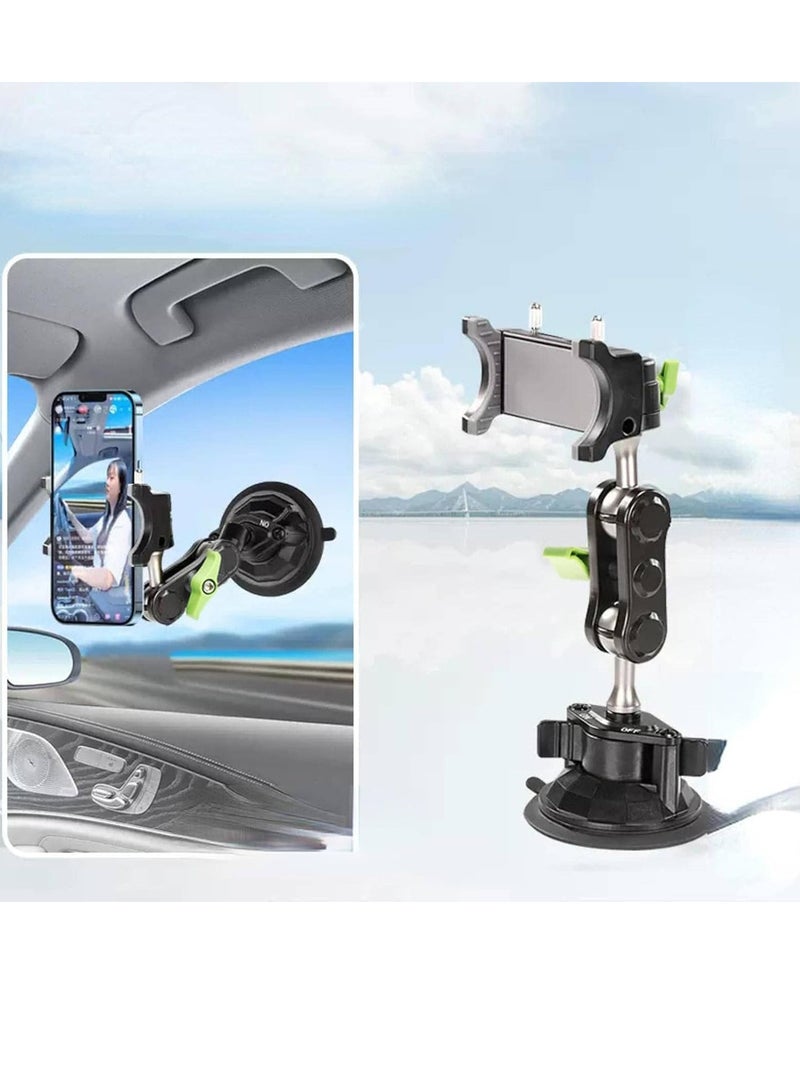 ELTRAZONE "360° Rotating Universal Ball Head Car Phone Mount – Suction Cup Holder with Adjustable Arm" - Image 2