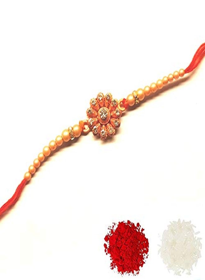 KARTMEN Shree | Rakshabandan | Rakhi for brother | Scented Rakhi | Beautifull Rakhi for Raksha bandhan Design-4 (pack of 2)