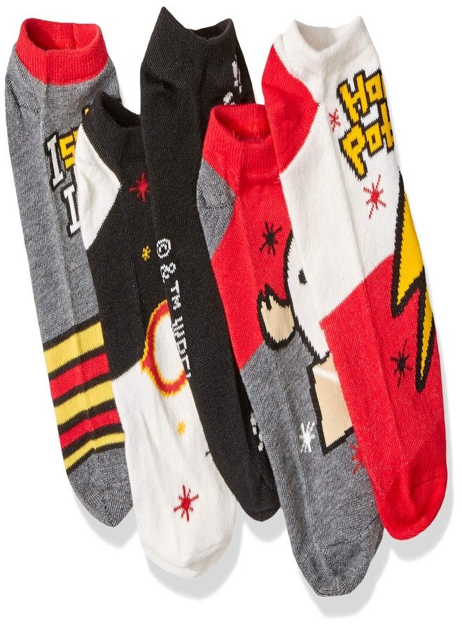 هاري بوتر، قطار هوجورتس السريع، هيدويج، أقسم رسميًا، عبوة من 5 جوارب قصيرة للبالغين - Image 2