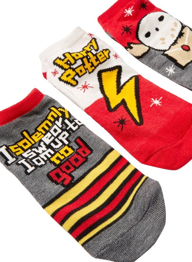 هاري بوتر، قطار هوجورتس السريع، هيدويج، أقسم رسميًا، عبوة من 5 جوارب قصيرة للبالغين - Image 3