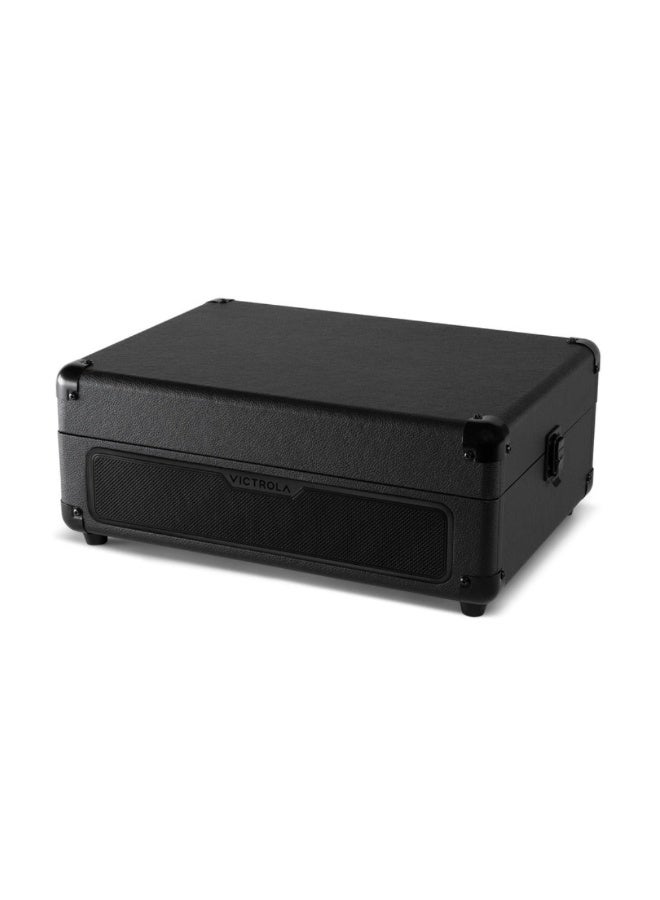 Victrola Journey Glow – Illuminated Suitcase Record Player – 18 RGB Light Effects, Stereo Speakers with Enhanced Bass, Bluetooth Streaming - Black - Image 2