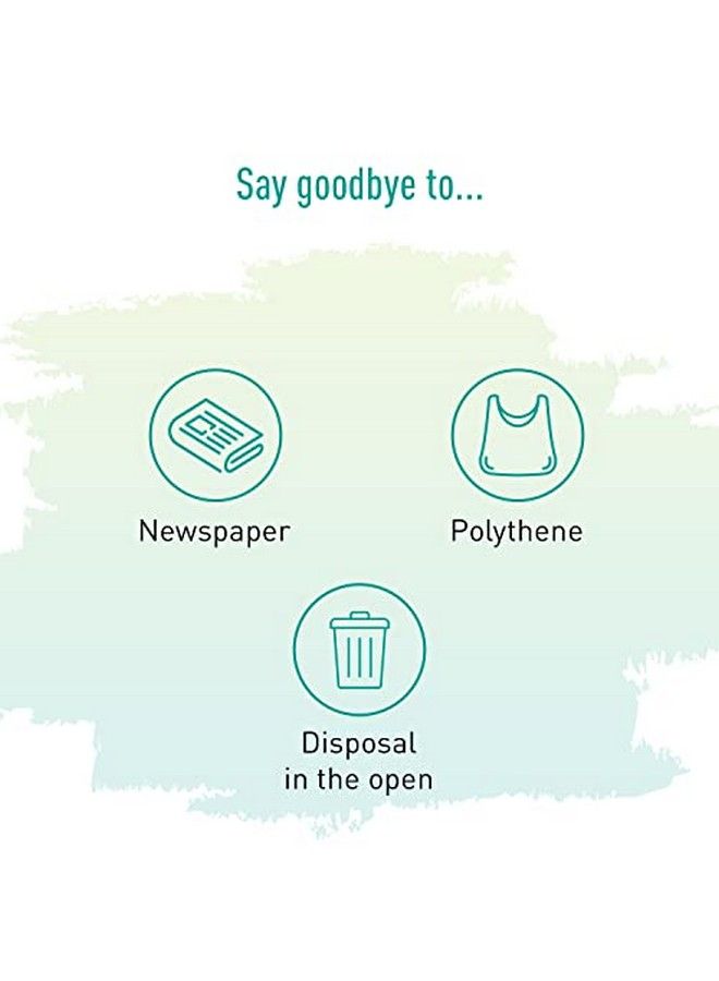 Sirona Sanitary Disposable Bags 15 Bags For Discreet Disposal Of Tampons Condoms Diaper Sanitary Pads Panty Liner And Personal Hygiene Waste - Image 4