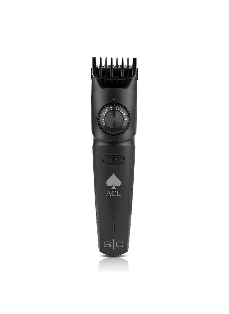 Stylecraft Stylecraft Ace Premium Mens Beard Blender Trimmer  Lightweight Cordless 39 Adjustable Lengths USBC Rechargeable Ergonomic Grip Stainless Steel Blades 