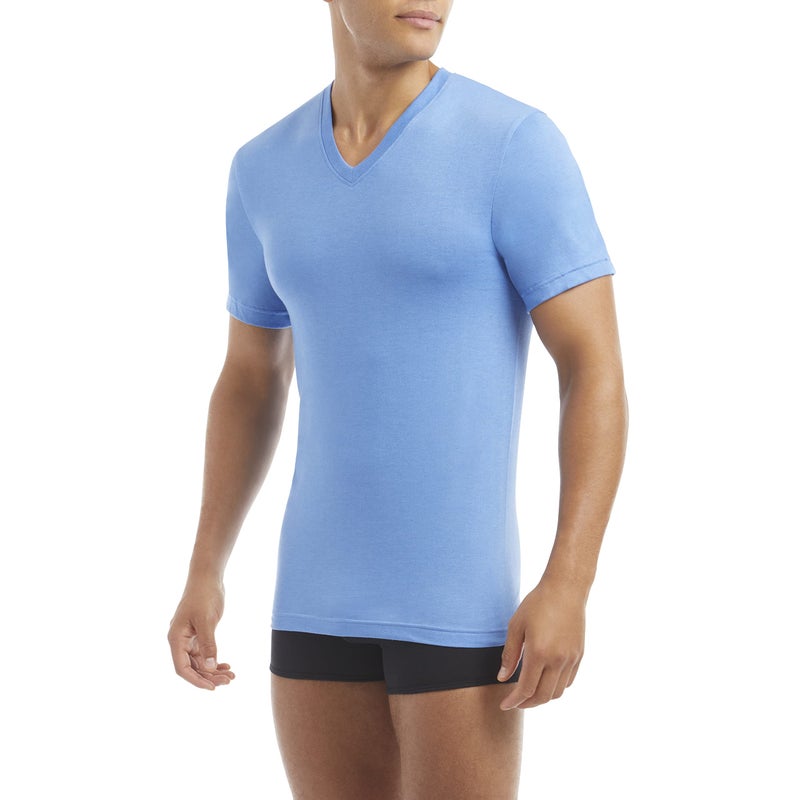 Evolve Men's Performance Cotton 3 Pack V-Neck T-Shirts - Image 2