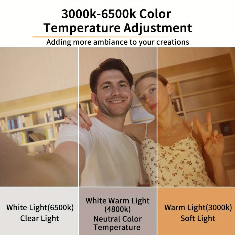 أيريال X1 إضاءة ملء RGB للتصوير الفوتوغرافي بالألوان، مصباح جيب صغير محمول وصغير الحجم، إضاءة ناعمة متوهجة للتجميل مع واجهة تمديد بحجم 1/4 بوصة، مناسبة للتصوير في الإضاءة المنخفضة في الهواء الطلق والبث المباشر عبر الهاتف المحمول وتصوير الطعام، باللون الوردي. - Image 4