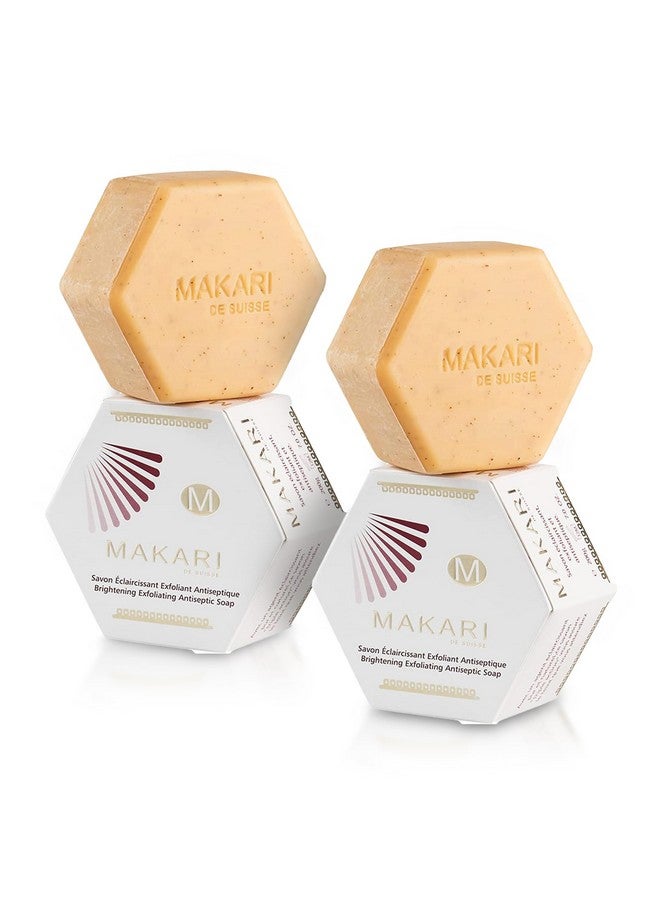 Makari Classic Exfoliating Antiseptic Soap 2 Pack (7Oz) | Helps Revitalize Skin | Promotes Even Skin Tone | Detoxifies And Removes Impurities | For All Skin Types - Image 1