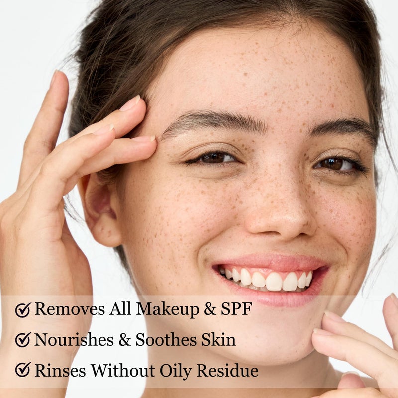 Mivida بلسم تنظيف المكياج المذاب من ميفيدا، مزيل مكياج مقاوم للماء مع السيراميدات، فيتامين E وحمض الهيالورونيك، منظف مرطب ولطيف للبشرة المغذية، حجم القيمة 3.5 أونصة سائلة - Image 5