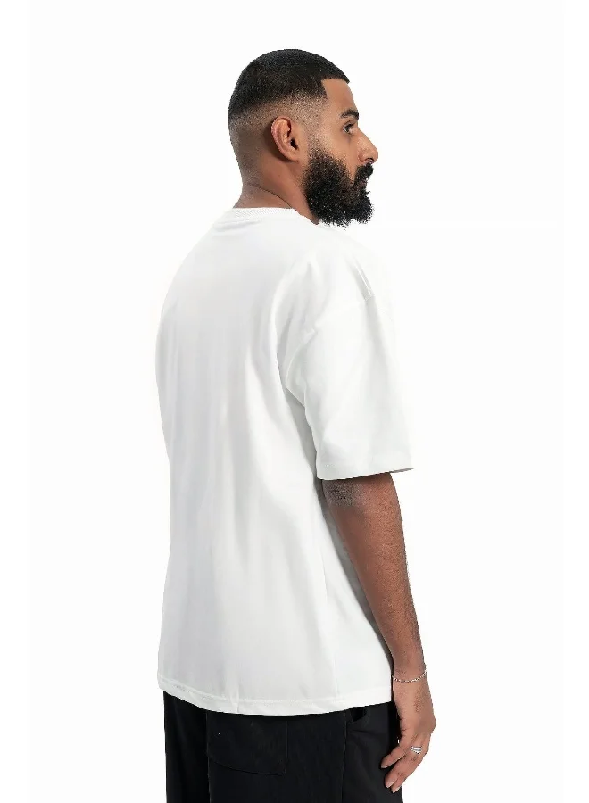 Wecre8 Men White T-Shirt