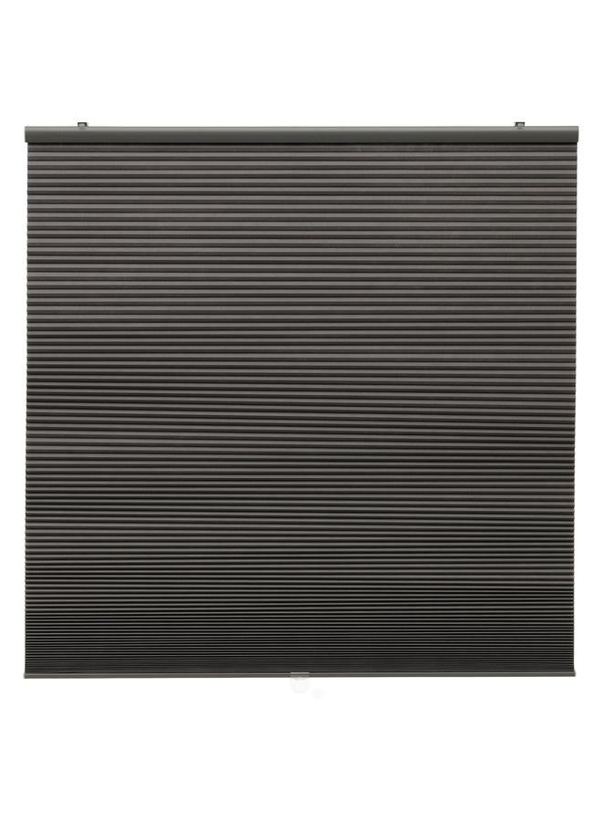 erorex Room darkening cellular blind, grey, 140x155 cm - Image 1