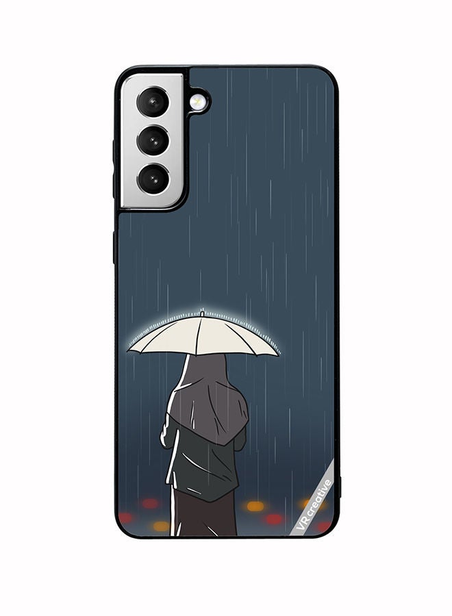 VR CREATIVE Protective Case Cover For Samsung Galaxy S22 5G Rainy Days Design Multicolour - Image 1