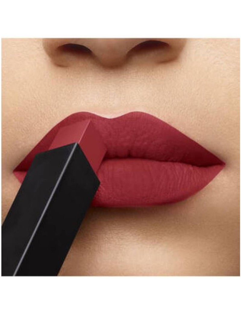 Yves Saint Laurent ROUGE PUR COUTURE THE SLIM LEATHER-MATTE LIPSTICK 2.2G -27 CONFLICTING  CRIMSON - Image 3