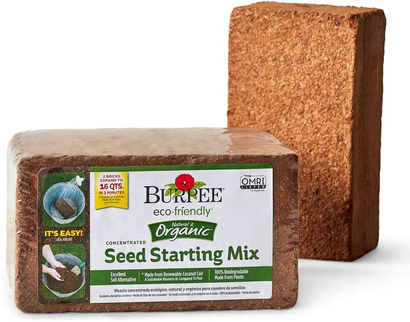 Burpee Burpee XL SelfWatering Growing System Indoor Seed Starting 10 W x 20 L x 5 H 1 Kit 32 Cells Organic Coconut Coir Concentrated Seed Starting Mix 16 Quart  - Image 5