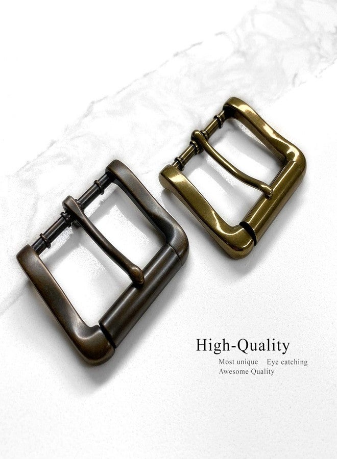 Belts.com Classic Single Prong Replacement Roller Belt Buckle, Fits 1-1/2" wide - Antiqued Brass - Image 2