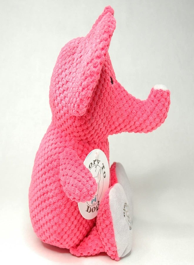 Glory To Dog لعبة كلب صغيرة وردية اللون على شكل فيل، من إنتاج Glory To Dog Estelle The Elephant - Image 2