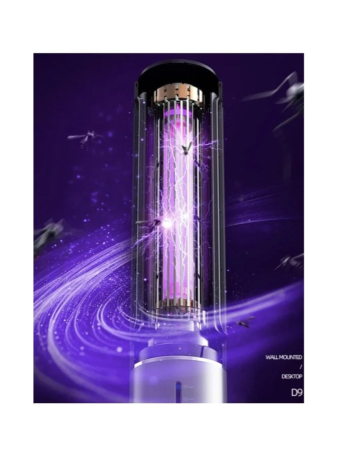 ARNOTEC - Rechargeable Bug Zapper Electronic Mosquito Killer, Portable Quiet USB LED Mosquito Zapper Lamp, Fly Traps, Indoor and Outdoor Fly Zapper - Image 1