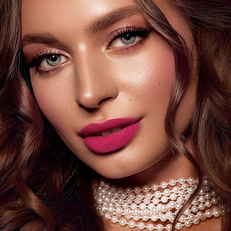 MAKI YIKA Rose Pink Lipstick for Women Color Stay Long Lasting Lipsticks, No Smudge Matte Liquid Lipstick Transferproof Cruelty-Free Lip Color | ROSE PINK - Image 3