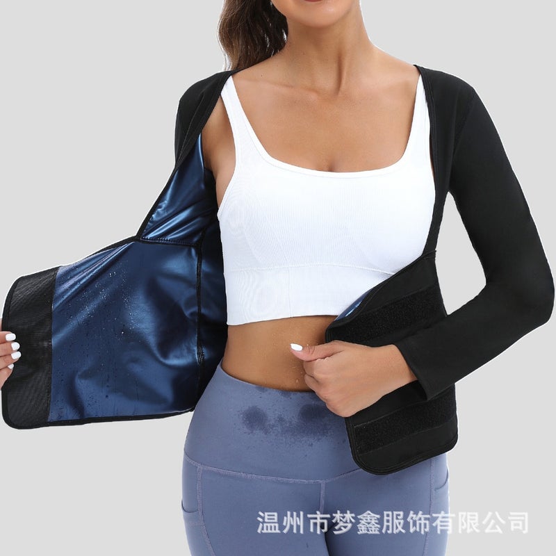 Generation Hair Sealing Waist Sweat-Breaking Sports Body-Shaping Top Waist-Sealing Vest Short-Sleeved Long-Sleeved Belly-Closing Plastic Waist Sweat-Breaking Suit - Image 5