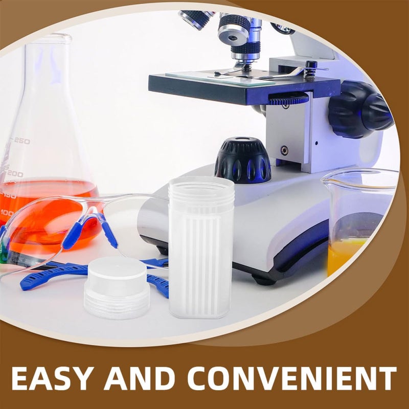 Plastic Slide Staining Jars with Lids 3pcs for Microscope Specimen Storage - Image 4
