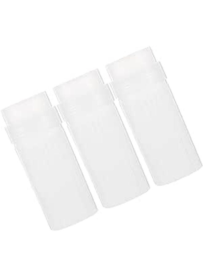 Plastic Slide Staining Jars with Lids 3pcs for Microscope Specimen Storage - Image 1