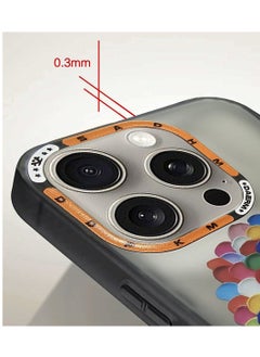 Techie Aesthetic Colorful Balloons Back Cover Case with Raised Camera Lens Protector for Apple iPhone 15 Pro  - Image 4