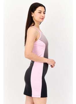 adidas Originals Women Sportwear Fit Sleeveless Outdoor Dress, Pink  - Image 2