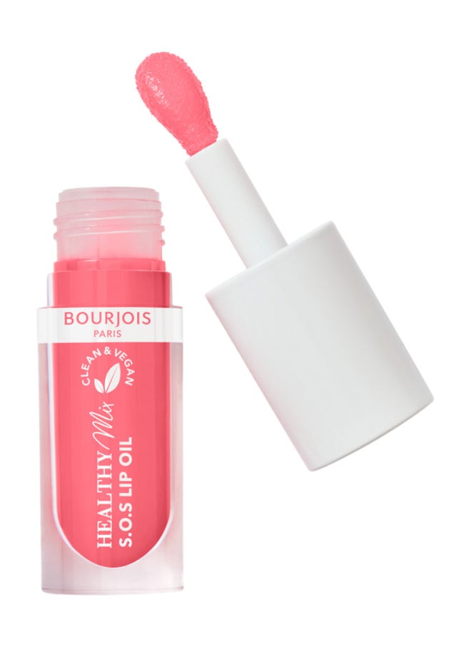 BOURJOIS PARIS Healthy Mix Clean S.O.S Lip Oil, 02 - Melon Amour, 4.5ml 